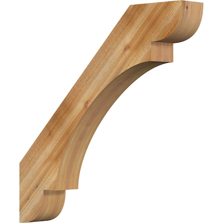 6"W x 40"D x 40"H Olympic Rough Sawn Knee Brace, Western Red Cedar